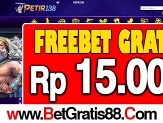 PETIR138 Freebet Gratis Rp 15.000 Tanpa Deposit