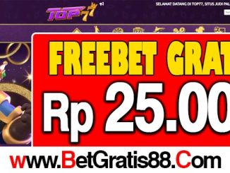 TOP77 Freebet Gratis Rp 25.000 Tanpa Deposit