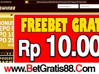 QQWin88 Freebet Gratis Rp 10.000 Tanpa Deposit