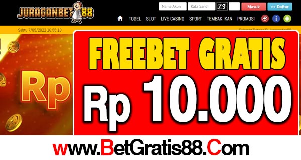 JuraganBet88 Freebet Gratis Rp 10.000 Tanpa Deposit