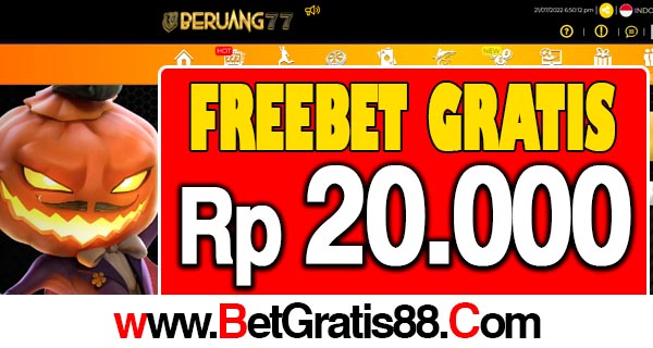 Beruang77 Freebet Gratis Rp 20.000 Tanpa Deposit