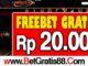 TRISLOT96 Freebet Gratis Rp 20.000 Tanpa Deposit