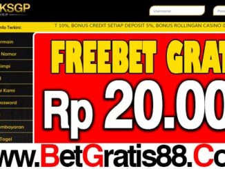 ColokSGP Freebet Gratis Rp 20.000 Tanpa Deposit