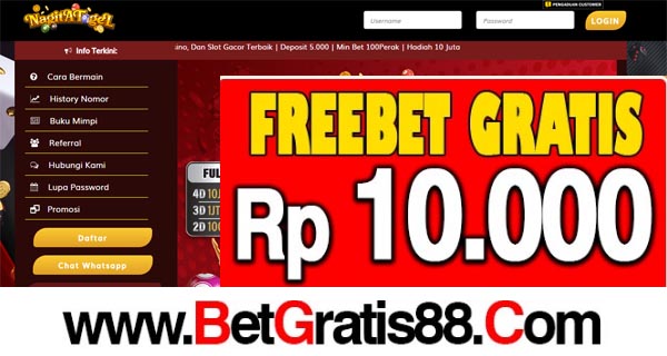 NAGITATOGEL Freebet Gratis Rp 10.000 Tanpa Deposit