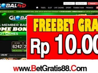 GLOBAL4D Freebet Gratis Rp 10.000 Tanpa Deposit