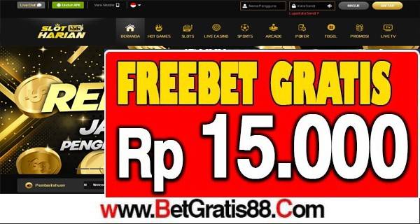 SLOTHARIAN Freebet Gratis Rp 15.000 Tanpa Deposit