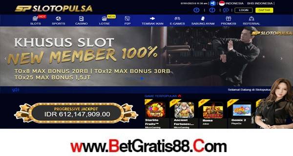 SLOTOPULSA BONUS SLOT 50% NEW MEMBER