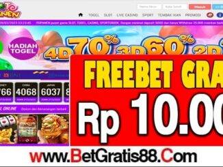 TOTOPANEN Freebet Gratis Rp 10.000 Tanpa Deposit