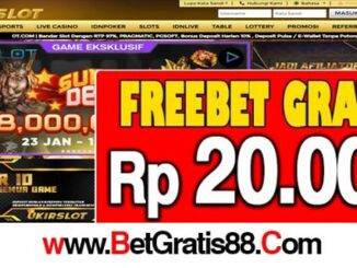 UKIRSLOT Freebet Gratis Rp 20.000 Tanpa Deposit