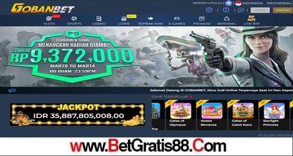 GOBANBET BONUS SLOT 100% NEW MEMBER