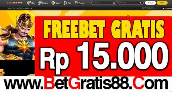 GOGOSULTAN Freebet Gratis RP 15.000 Tanpa Deposit