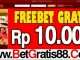 HOBI138 Freebet Gratis Rp 10.000 Tanpa Deposit