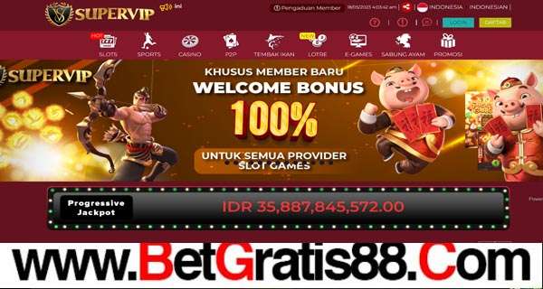 SUPERVIP BONUS SLOT 100% MEMBER BARU