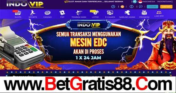 INDOVIP BONUS SLOT 100% NEW MEMBER