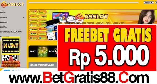 ASSLOT Freebet Gratis Rp 5.000 Tanpa Deposit