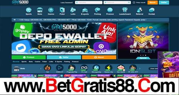 GBO5000 BONUS NEW MEMBER SLOT 100%