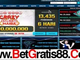 TOKEBETTING BONUS SLOT 50% MEMBER BARU