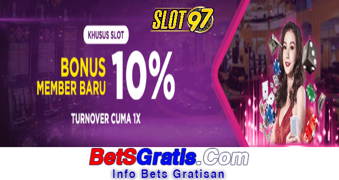 Slot97 Freebet Gratis Rp 10.000 Tanpa Deposit