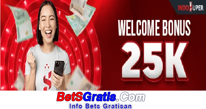 INDOSUPER Freebet Gratis Rp 10.000 Tanpa Deposit