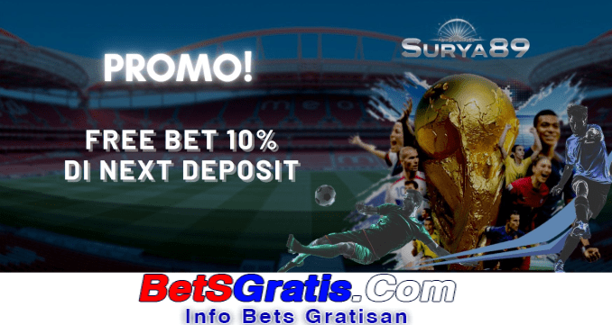 Surya89 Freebet Gratis Rp 10.000 Tanpa Deposit