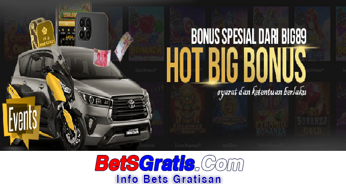 Big89 Freebet Gratis Rp 10.000 Tanpa Deposit