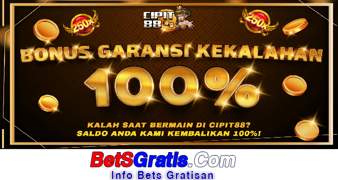 Cipit88 Freebet Gratis Rp 10.000 Tanpa Deposit