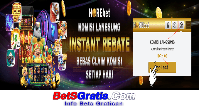 Horebet Freebet Gratis Rp 10.000 Tanpa Deposit