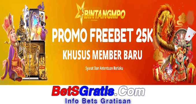 Bintangmpo Freebet Gratis Rp 15.000 Tanpa Deposit