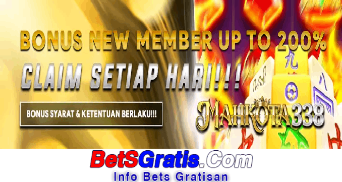 Mahkota338 Freebet Gratis Rp 15.000 Tanpa Deposit