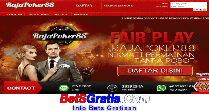 Rajapoker88 Freebet Gratis Rp 15.000 Tanpa Deposit