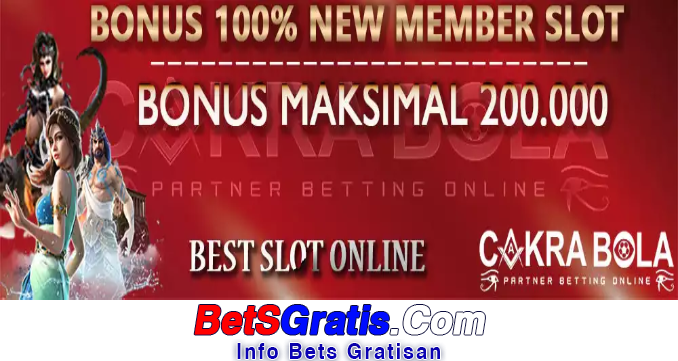 Cakrabola Freebet Gratis Rp 15.000 Tanpa Deposit