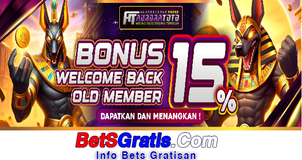 Auroratoto Freebet Gratis Rp 15.000 Tanpa Deposit