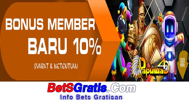 Papuwa4d Freebet Gratis Rp 15.000 Tanpa Deposit